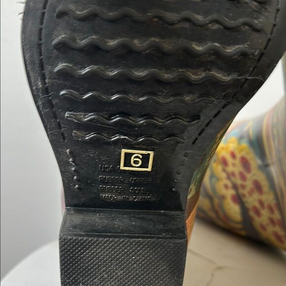 🎨 NOMAD “Yippy” Monet Rain Boots – Size 6 – Funky, Colorful, Fabulous! (1509) - Picture 7 of 13